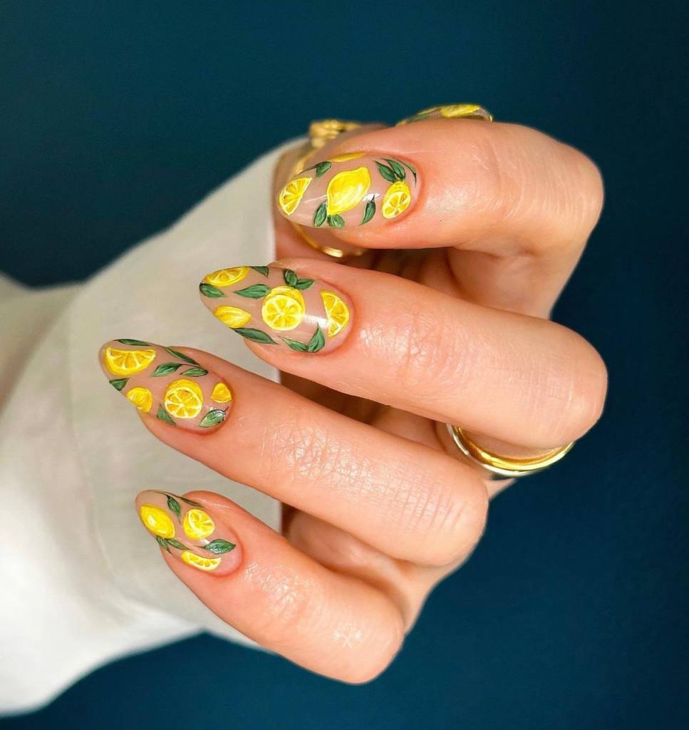 nail art tropical