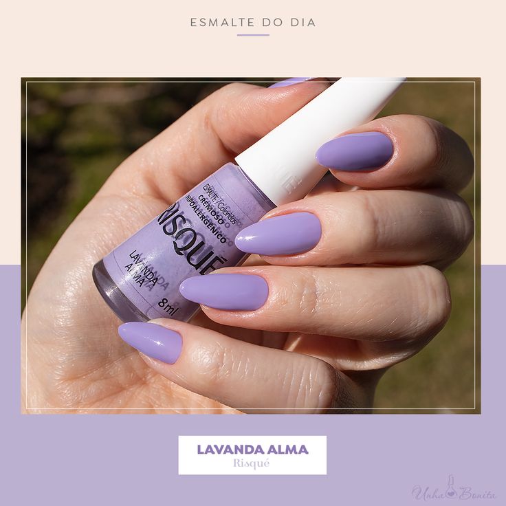 unha lavanda natural